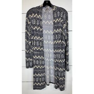 Crepas Long Sleeve Cardigan Women's Size Large